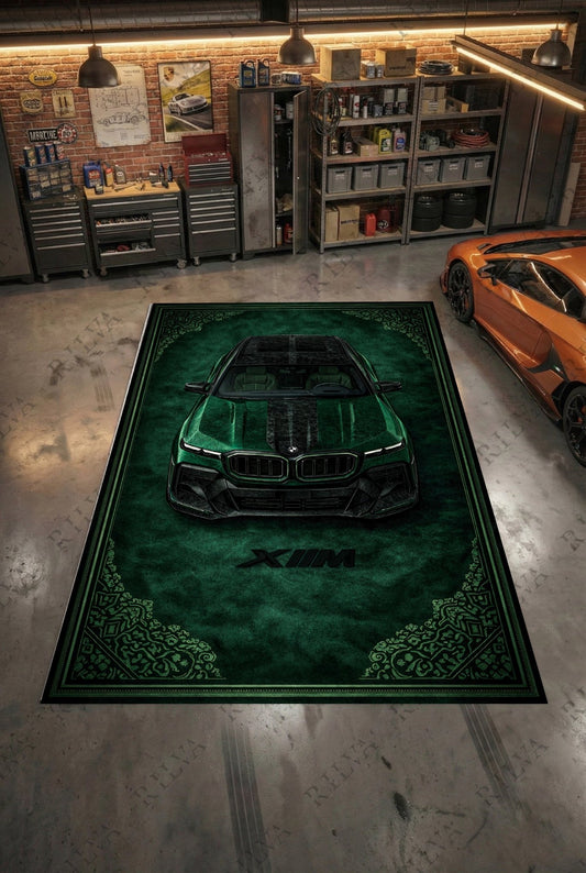 BMW XM Mansory β Retro Persian Style Floor Rug | Exclusive Automotive Design - Rilva Design