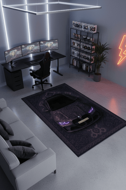 BMW M3 × Veylor – Customizable Plate Persian Automotive Rug - Rilva Design