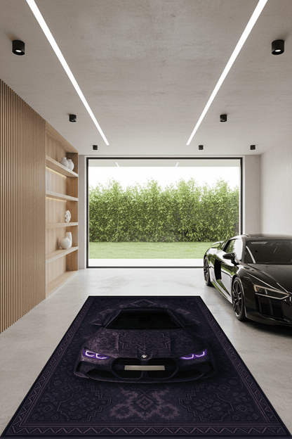 BMW M3 × Veylor – Customizable Plate Persian Automotive Rug - Rilva Design