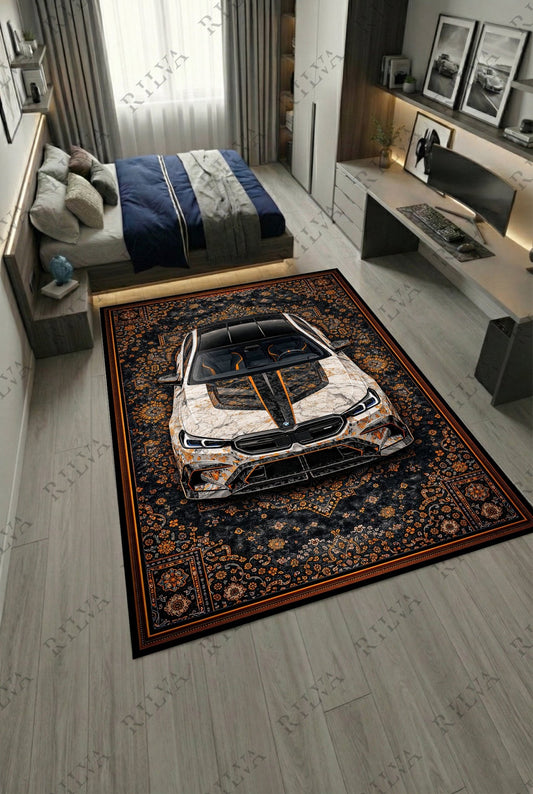 BMW M5 Mansory – Retro Persian Style Floor Rug | Exclusive Automotive Design - Rilva Design