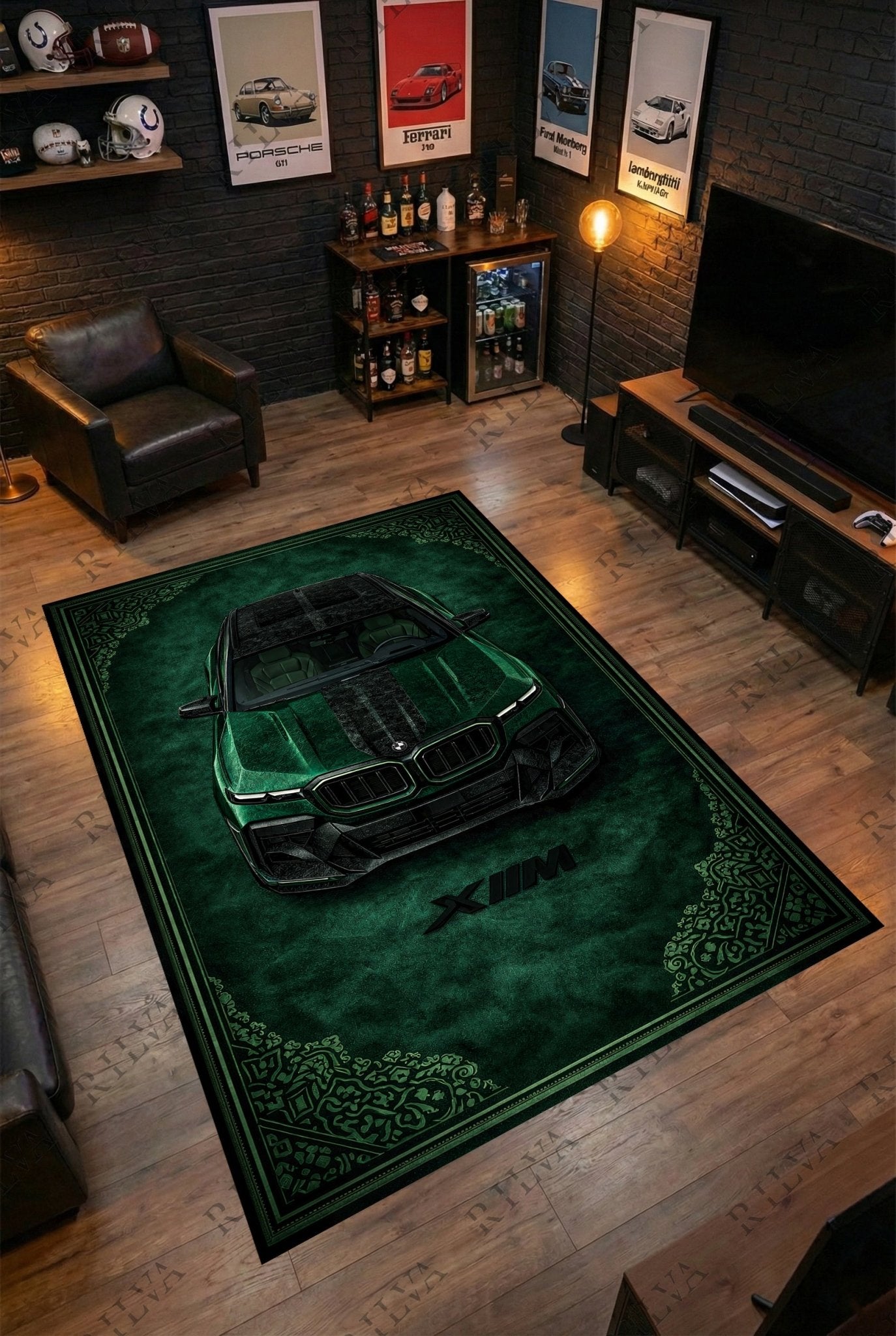 BMW XM Mansory – Retro Persian Style Floor Rug | Exclusive Automotive Design - Rilva Design
