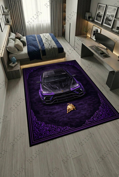 Lamborghini Urus Mansory – Retro Persian Style Floor Rug | Exclusive Automotive Design - Rilva Design