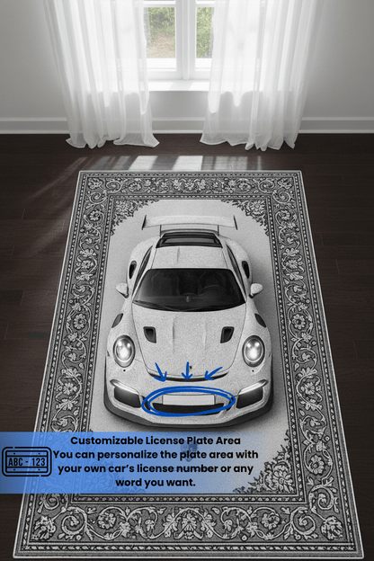 Mercedes G - Wagon x Emerald Eclipse – Luxury Automotive Rug for Modern Spaces - Rilva Design