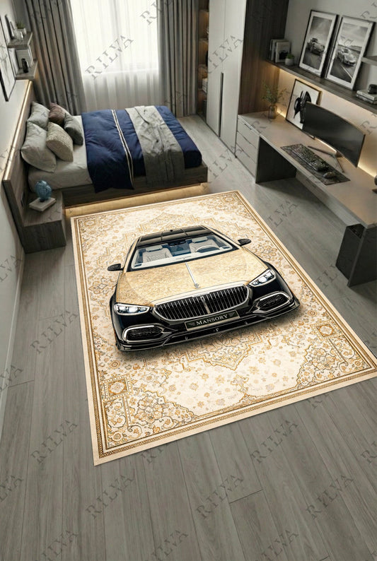 Mercedes - Maybach S - Class Mansory – Retro Persian Style Floor Rug | Exclusive Automotive Design - Rilva Design