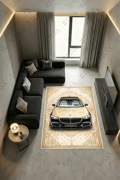Mercedes - Maybach S - Class Mansory – Retro Persian Style Floor Rug | Exclusive Automotive Design - Rilva Design