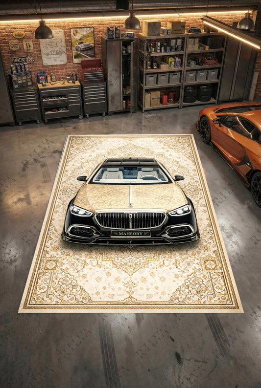 Mercedes - Maybach S - Class Mansory – Retro Persian Style Floor Rug | Exclusive Automotive Design - Rilva Design