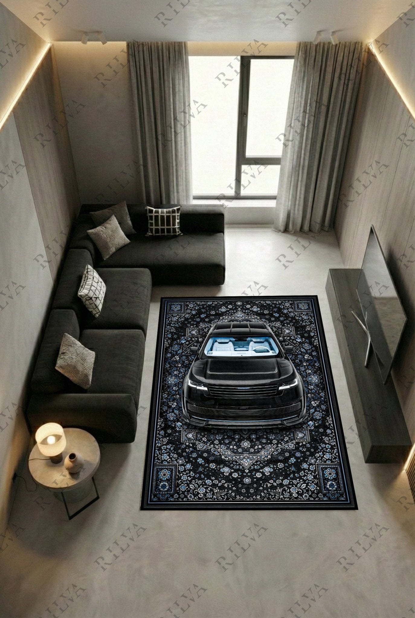Range Rover SV Mansory – Persian Style Floor Rug | Exclusive Automotive Design - Rilva Design