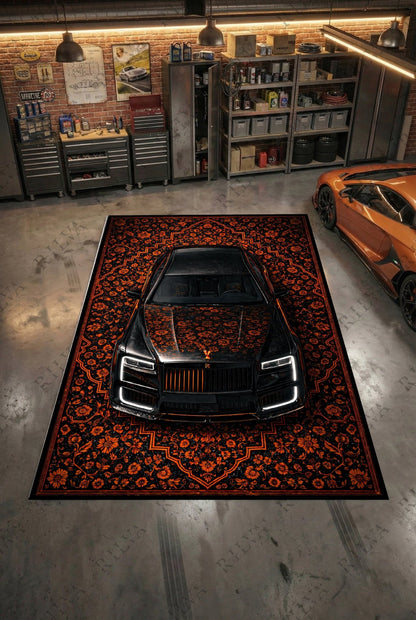 Rolls Royce Cullinan Mansory – Retro Persian Style Floor Rug | Exclusive Automotive Design - Rilva Design